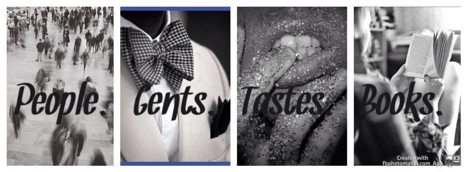 People. Gents. Tastes. Books.